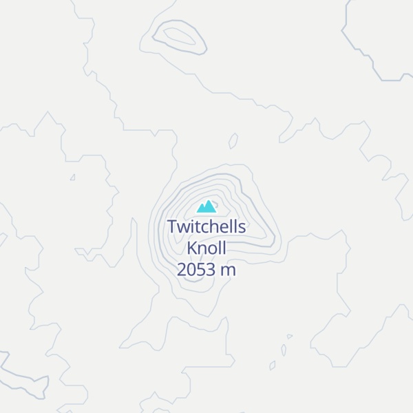 Map of Twitchells Knoll