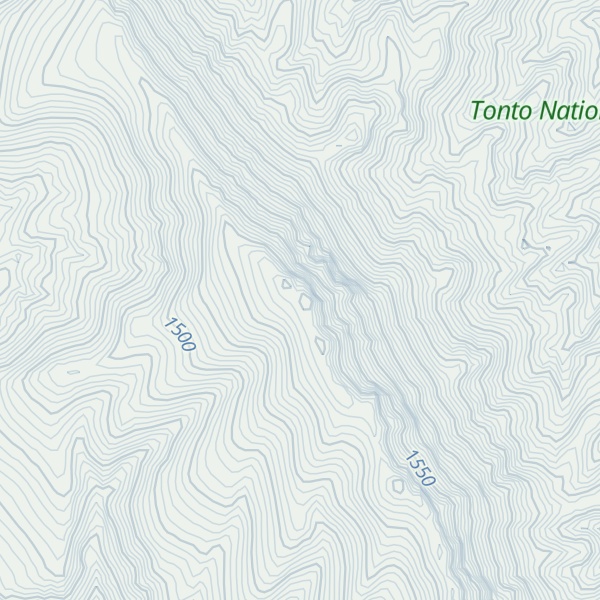Map of East Cedar Mountain