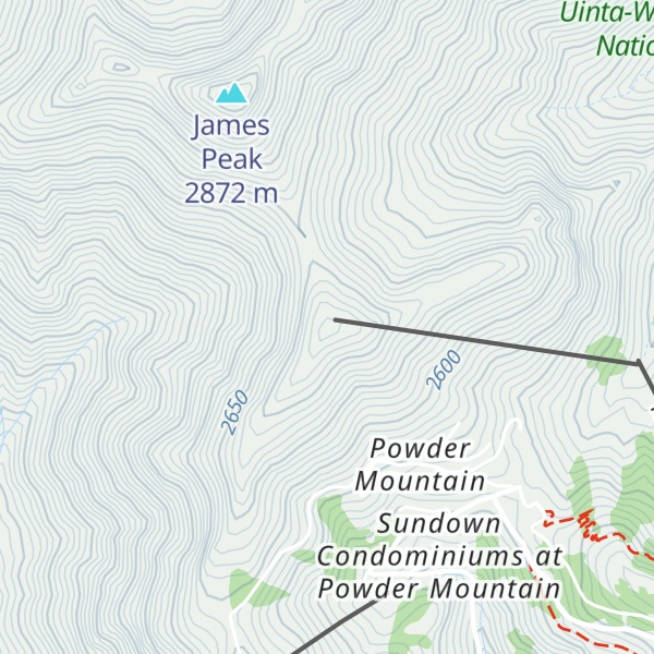 Map of Cobabe Peak