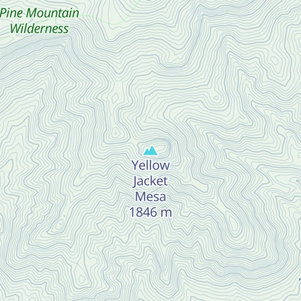 Map of Yellow Jacket Mesa