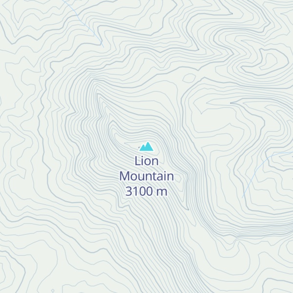 Map of Lion Mountain