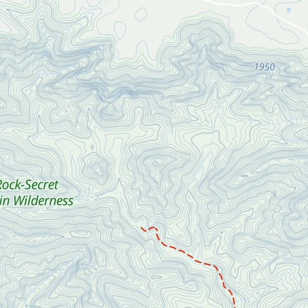 Map of Round Top Mountain