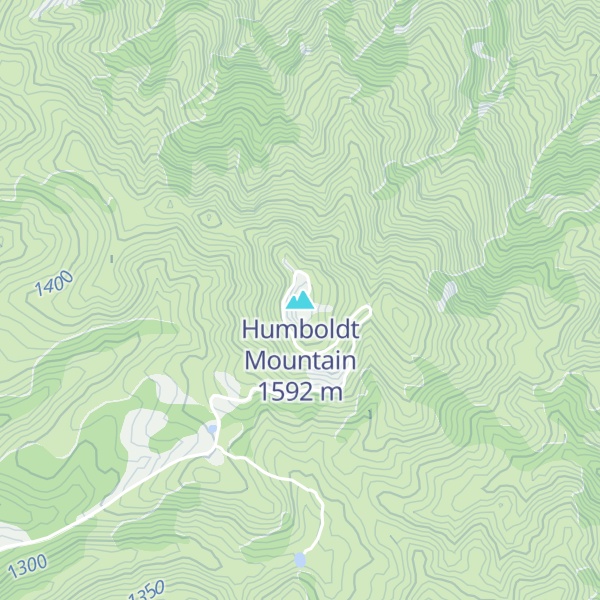Map of Humboldt Mountain