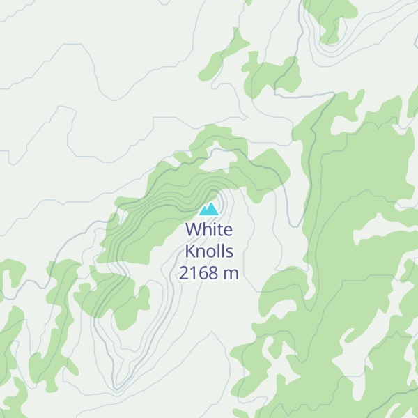 Map of White Knolls