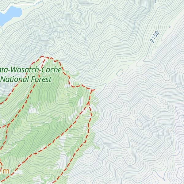 Map of Mount Wire