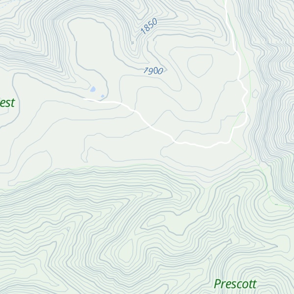 Map of Little Mesa
