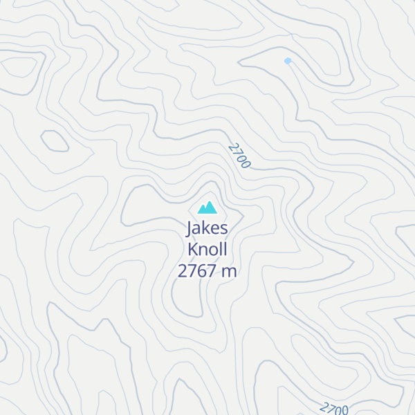 Map of Jakes Knoll