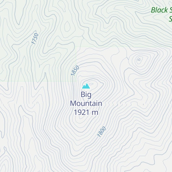 Map of Big Mountain
