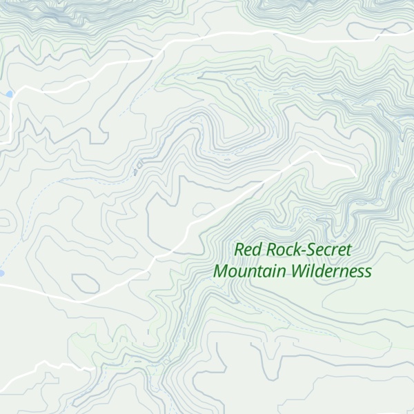 Map of Barney Ridge