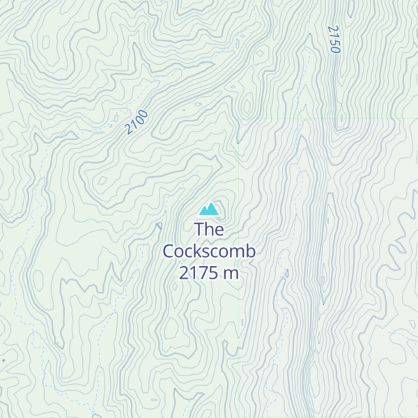 Map of The Cockscomb