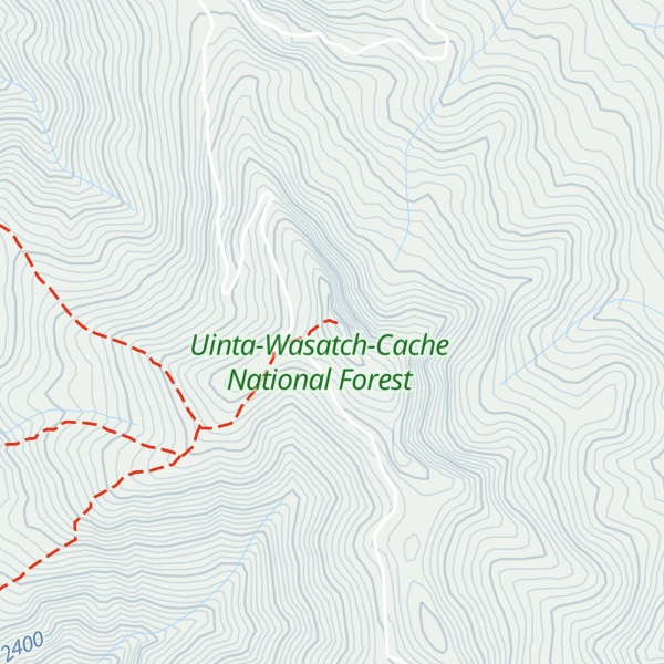 Map of Bountiful Peak