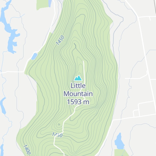 Map of Little Mountain
