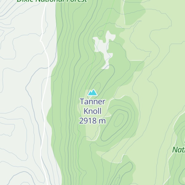 Map of Tanner Knoll