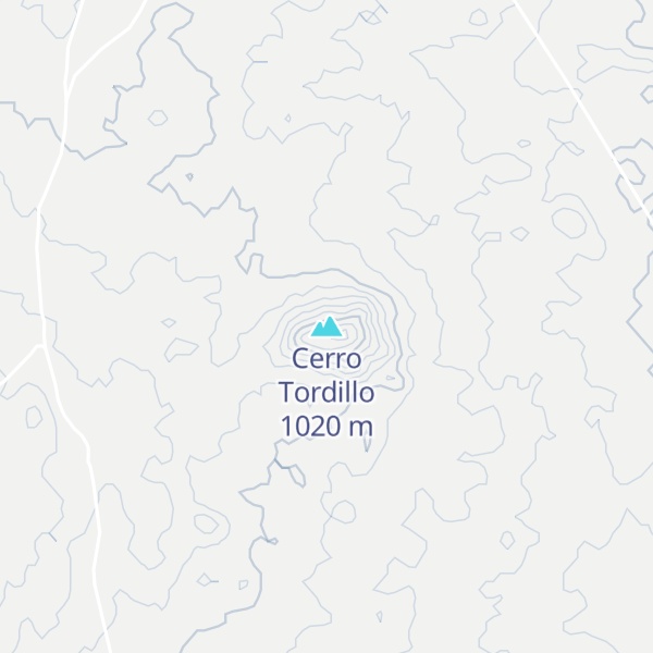 Map of Cerro Tordillo