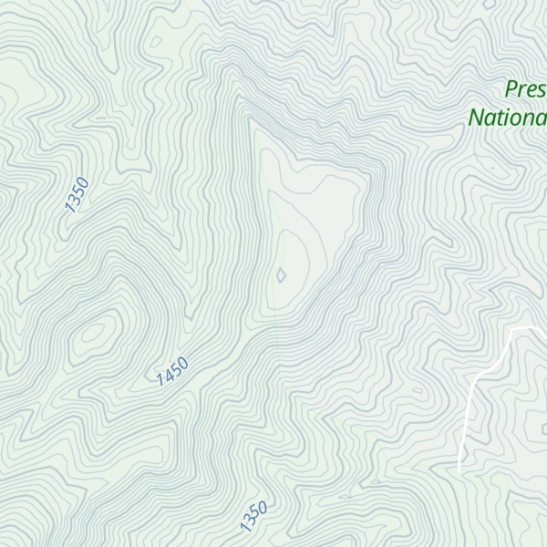 Map of Table Mountain