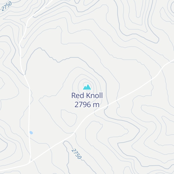 Map of Red Knoll
