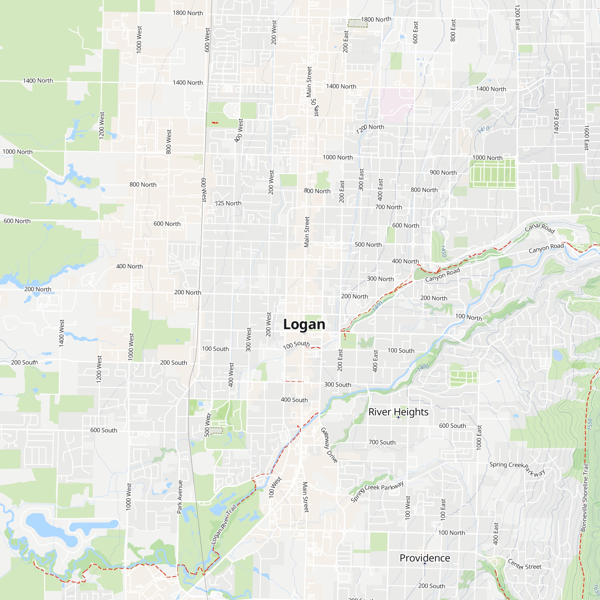 Cache Valley Visitor Center map