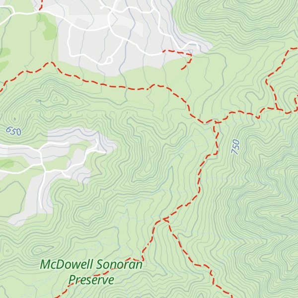 Map of Horseshoe Ridge