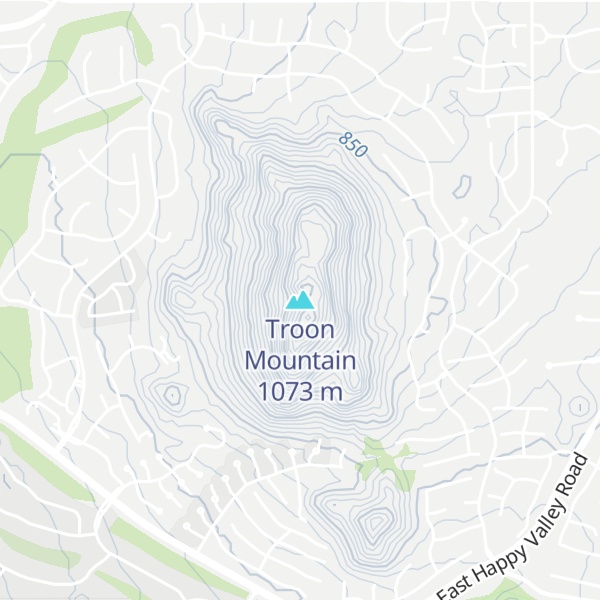 Map of Troon Mountain