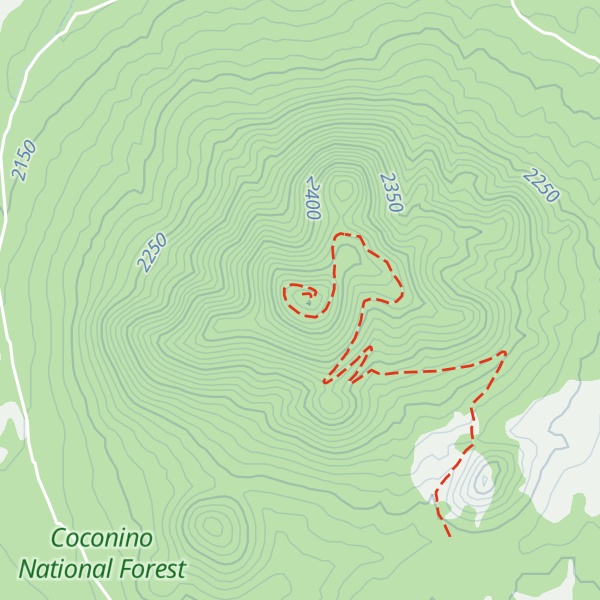 Map of Slate Mountain
