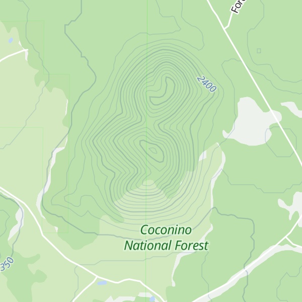 Map of Antelope Hill