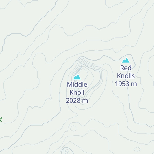 Map of Middle Knoll