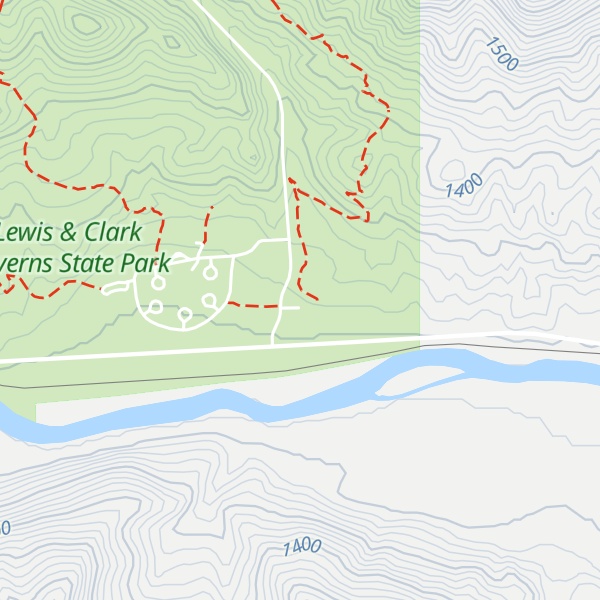 Map of Lewis & Clark Caverns Visitor Centre