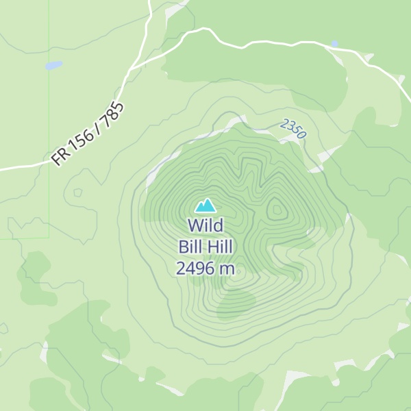 Map of Wild Bill Hill