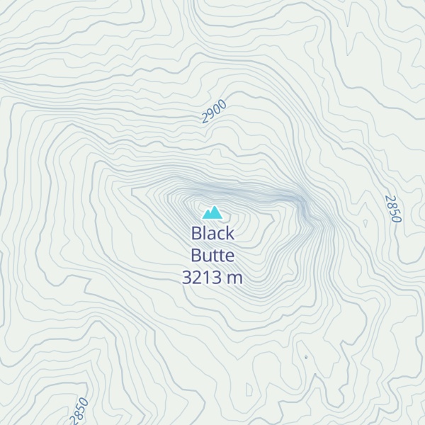 Map of Black Butte