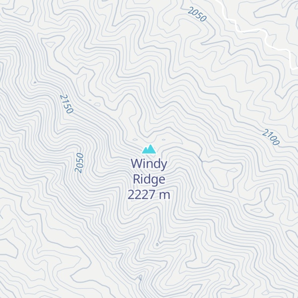 Map of Windy Ridge