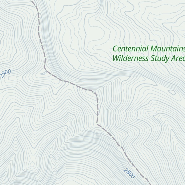 Map of Slide Mountain