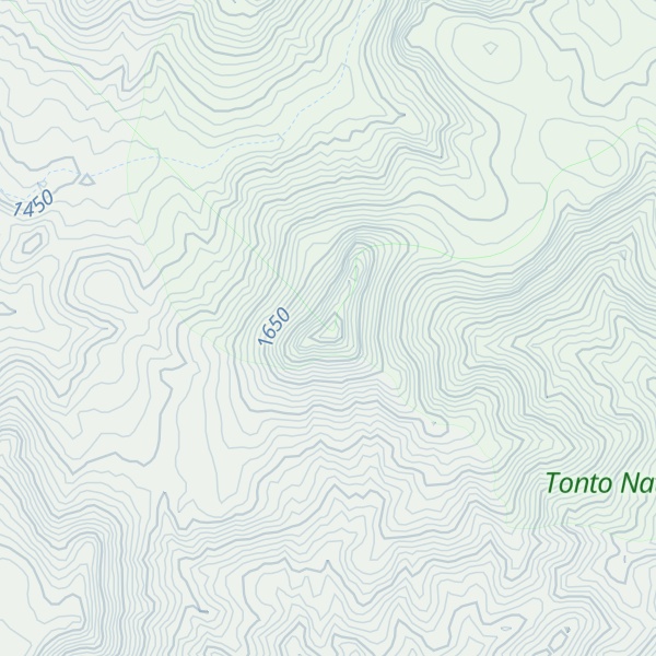 Map of Turret Peak