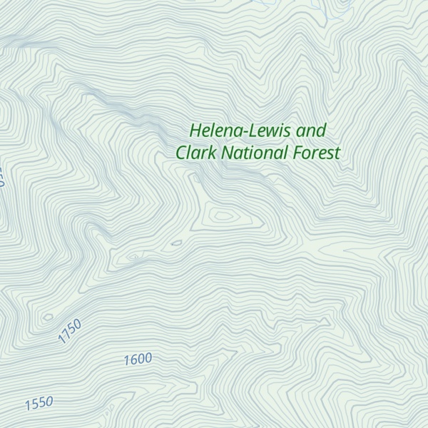 Map of Sacajawea Mountain