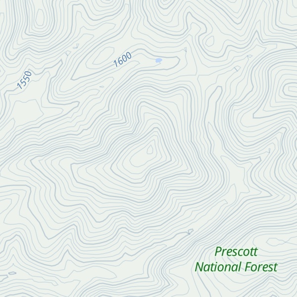 Map of Horner Mountain