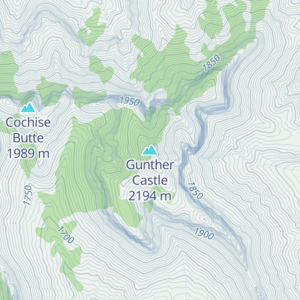 Map of Gunther Castle