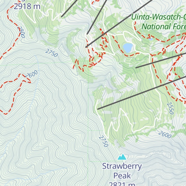 Map of De Moisy Peak