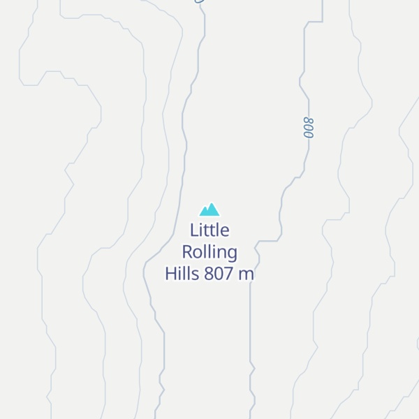 Map of Little Rolling Hills