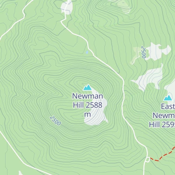 Map of Newman Hill