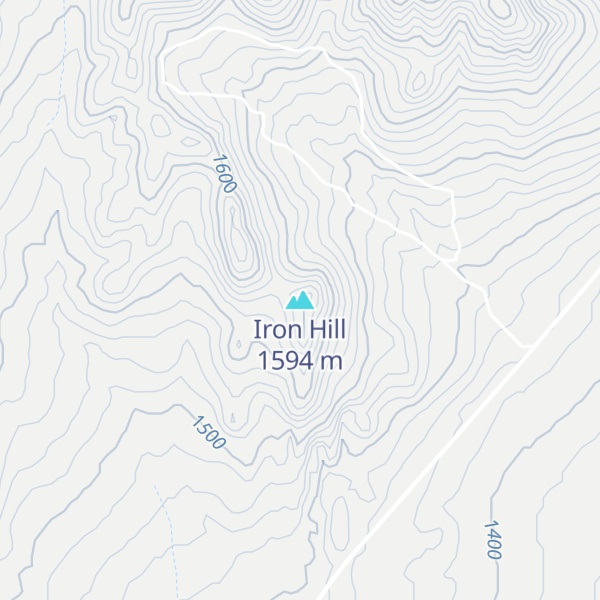 Map of Iron Hill