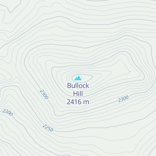 Map of Bullock Hill