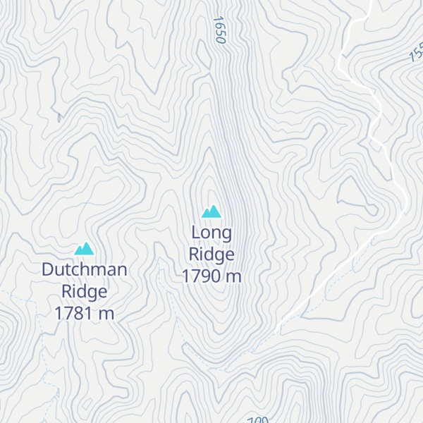 Map of Long Ridge