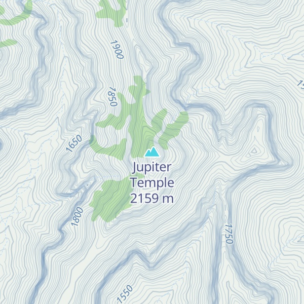 Map of Jupiter Temple