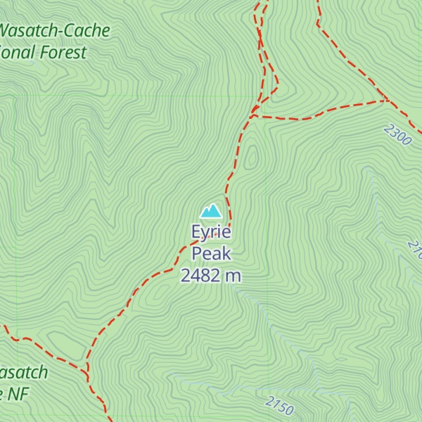 Map of Eyrie Peak