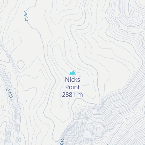 Map of Nicks Point