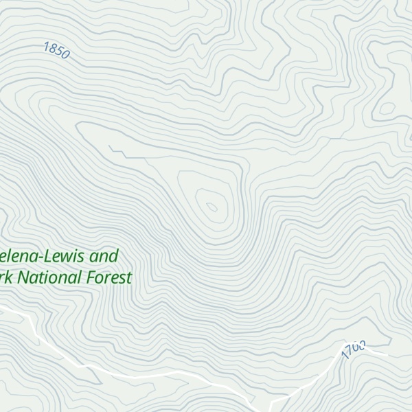 Map of Lava Mountain