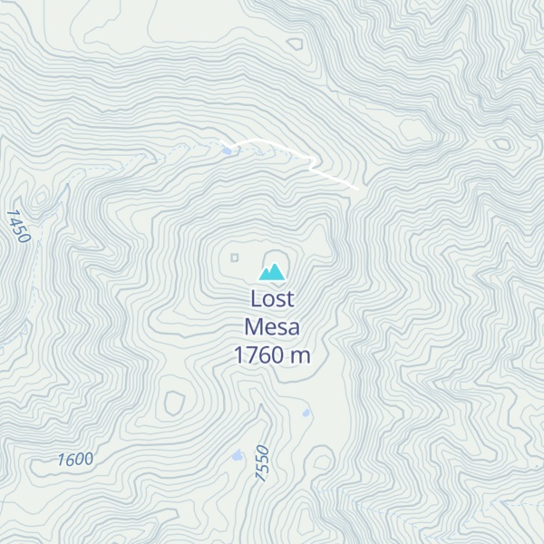 Map of Lost Mesa