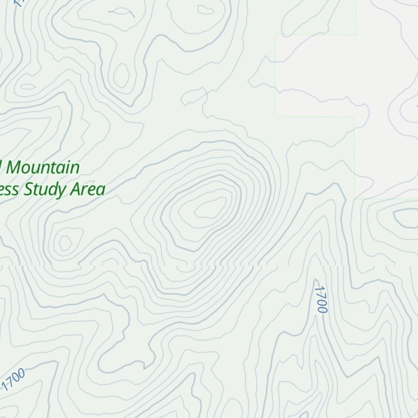 Map of West Butte