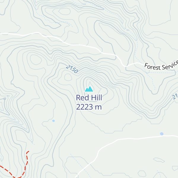 Map of Red Hill