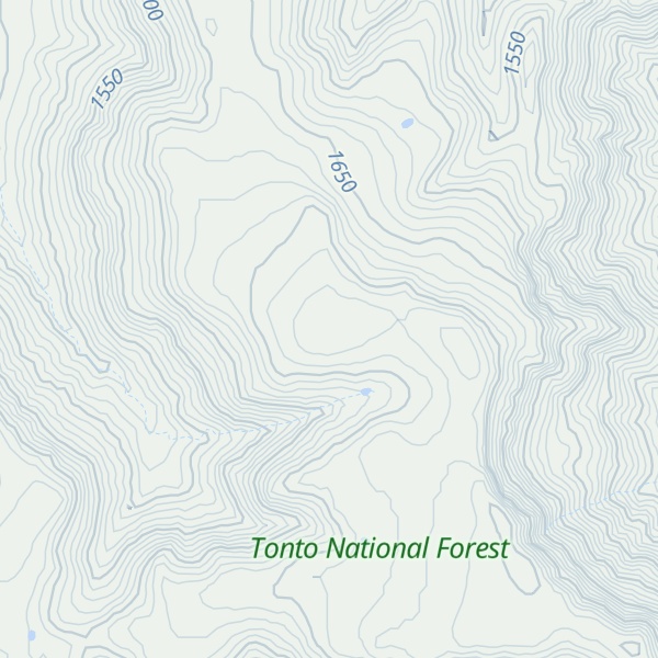 Map of Hutch Mesa