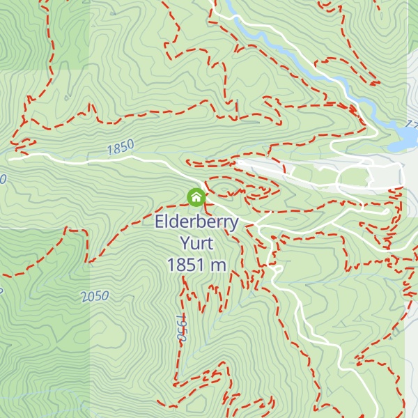 Map of Aspen Yurt